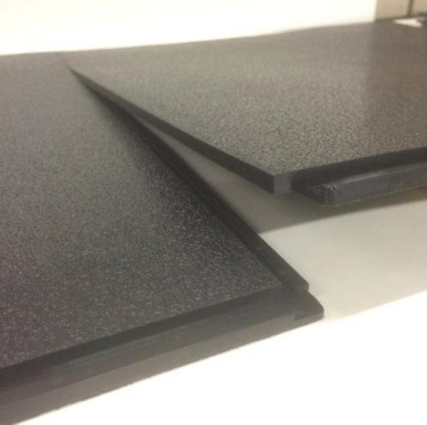 PVC -Bodenfliesen 50x50x1 jeweils - schwarz