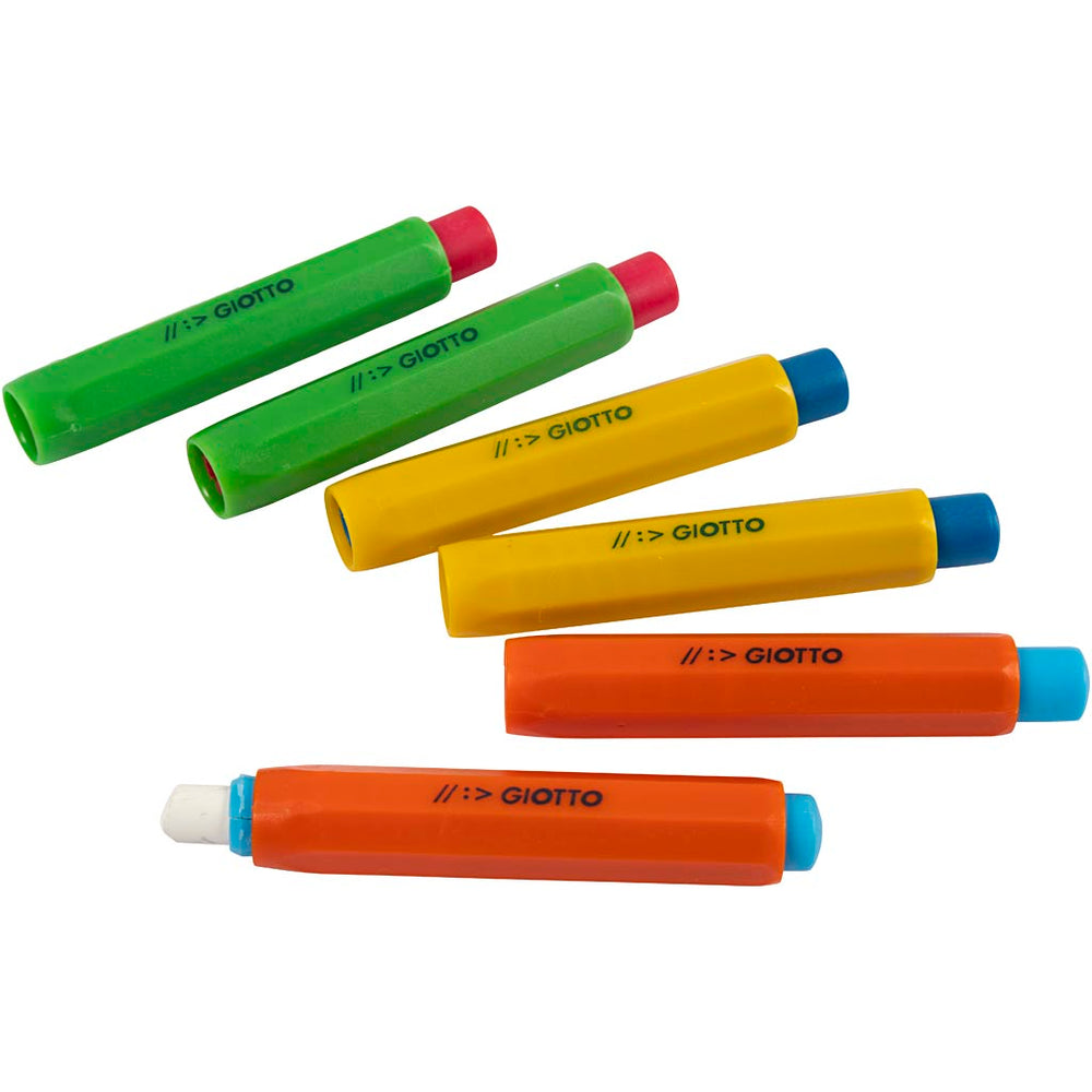 Giotto chalk holder, colors may vary, 6 div 1 box