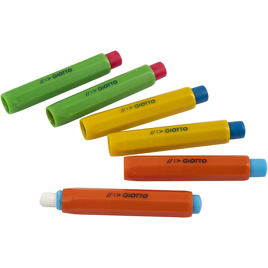 Giotto chalk holder, colors may vary, 6 div 1 box