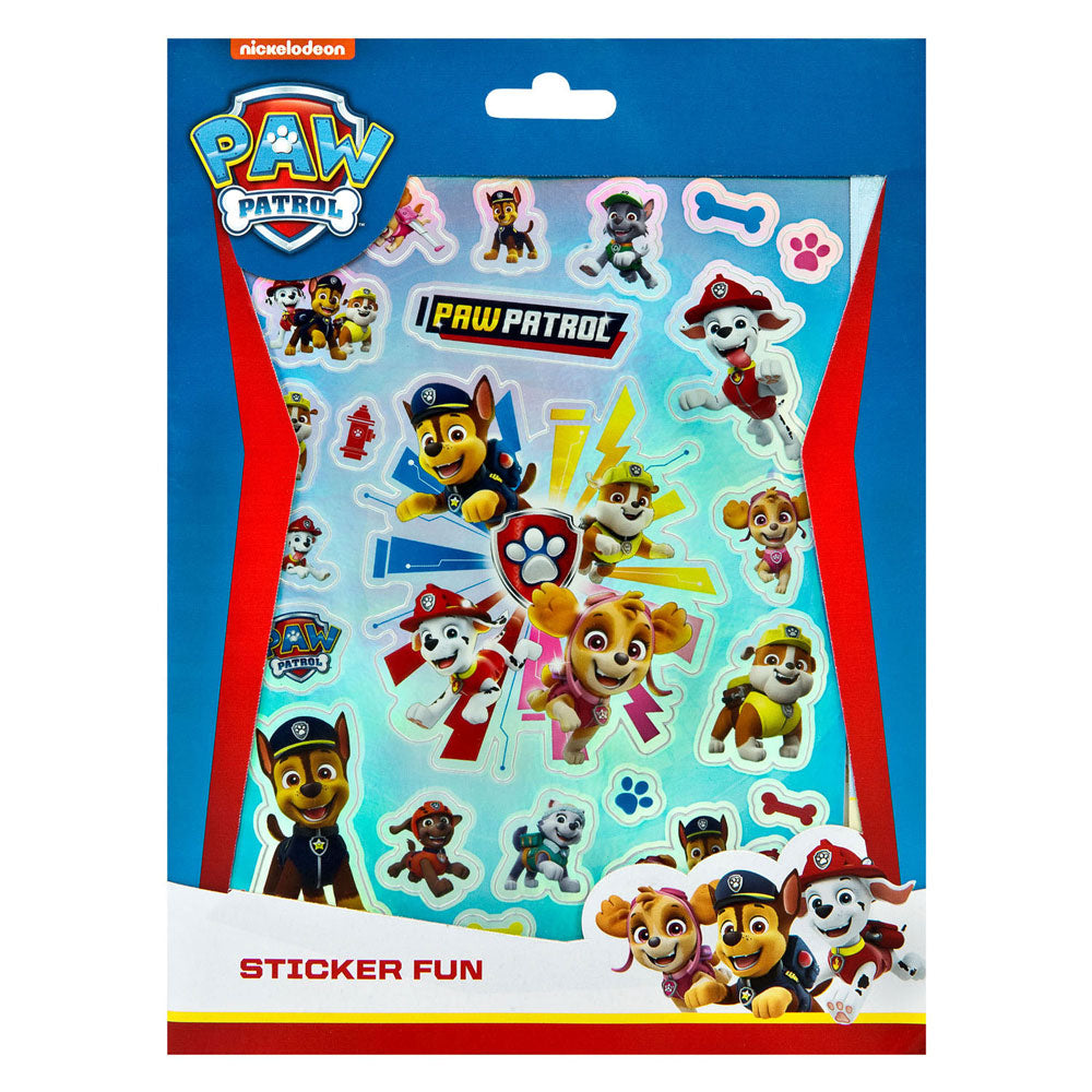 Undercover Sticker Fun Paw Patrol, 8 Sheets