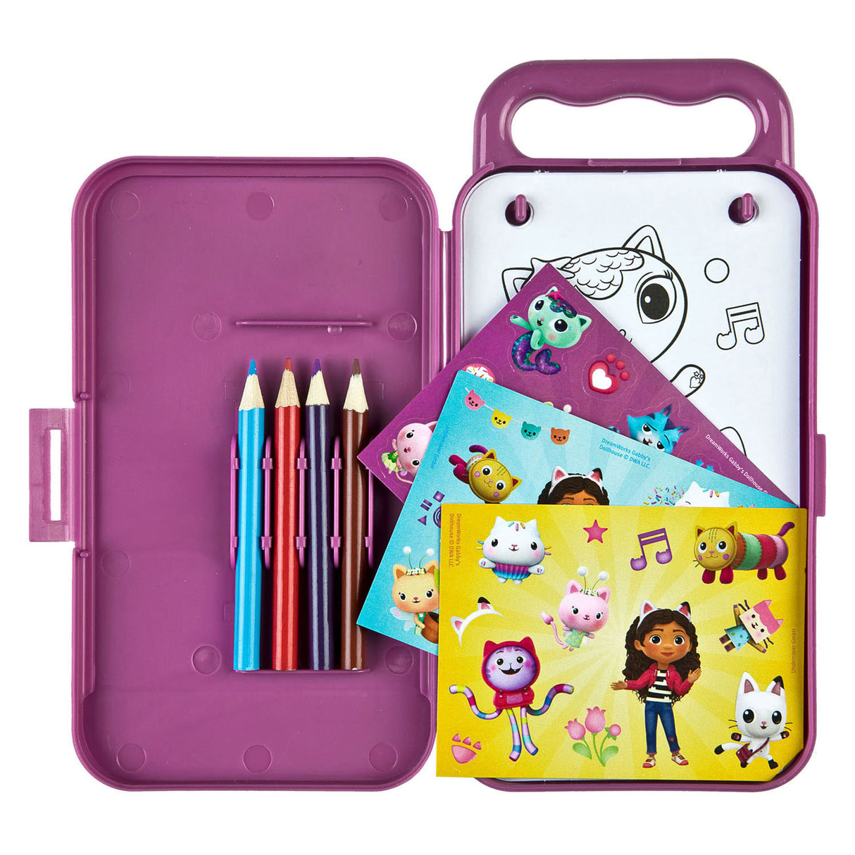 Undercover travel coloring set Gabby's dollhouse