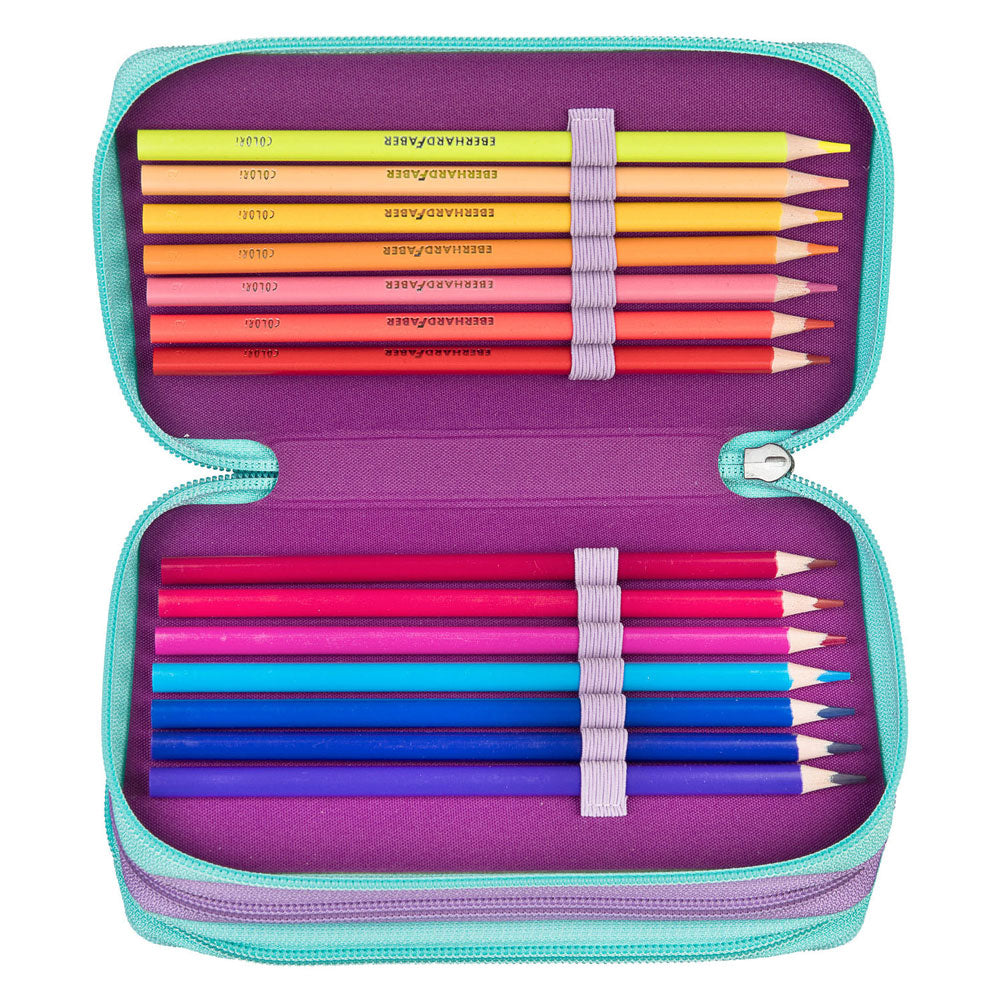 Undercover 3-compartment filled pencil case disney frozen