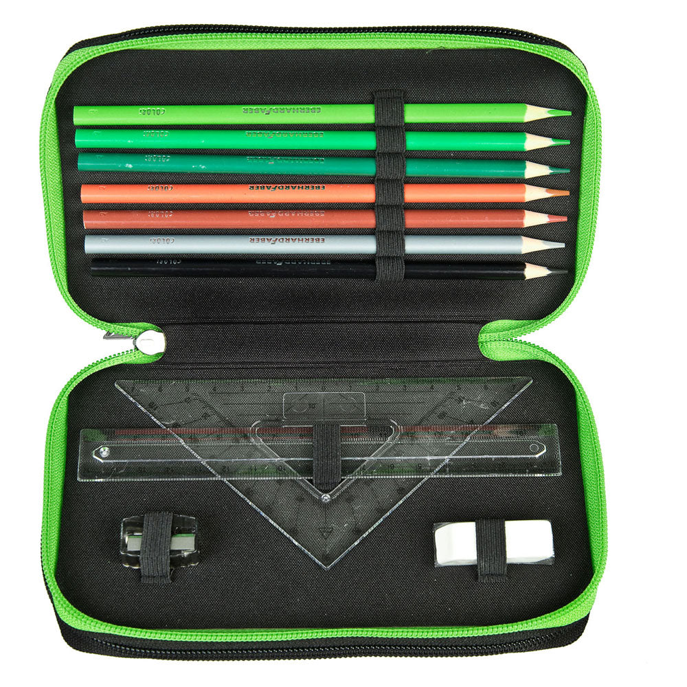 Undercover 3-compartment filled pencil case Jurassic World