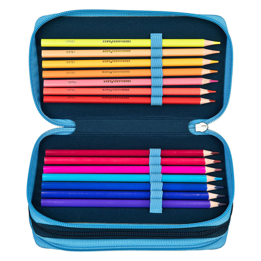 Slaptas 3 skyrių užpildytas pieštukų dėklas Avengers