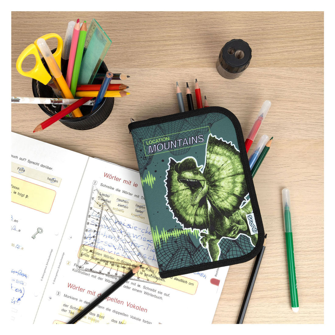 Undercover filled pencil case Jurassic World