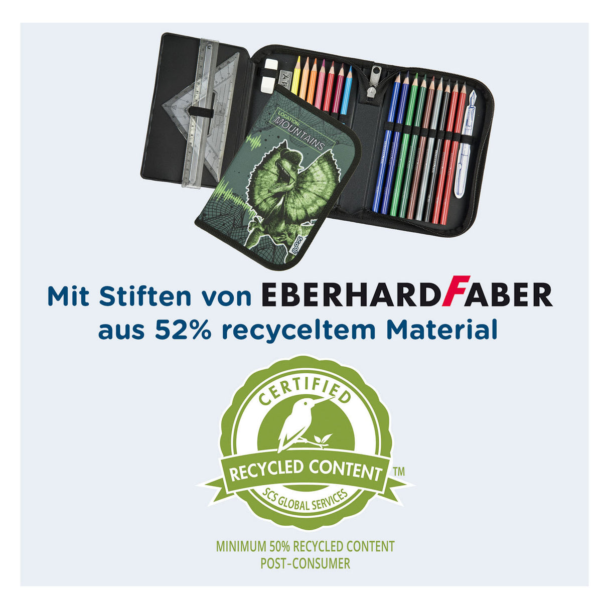 Undercover filled pencil case Jurassic World