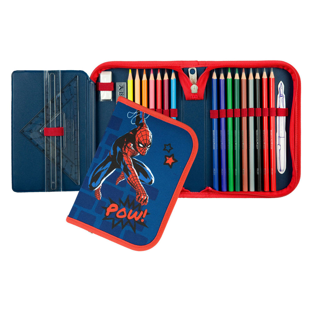 Undercover filled pencil case spiderman