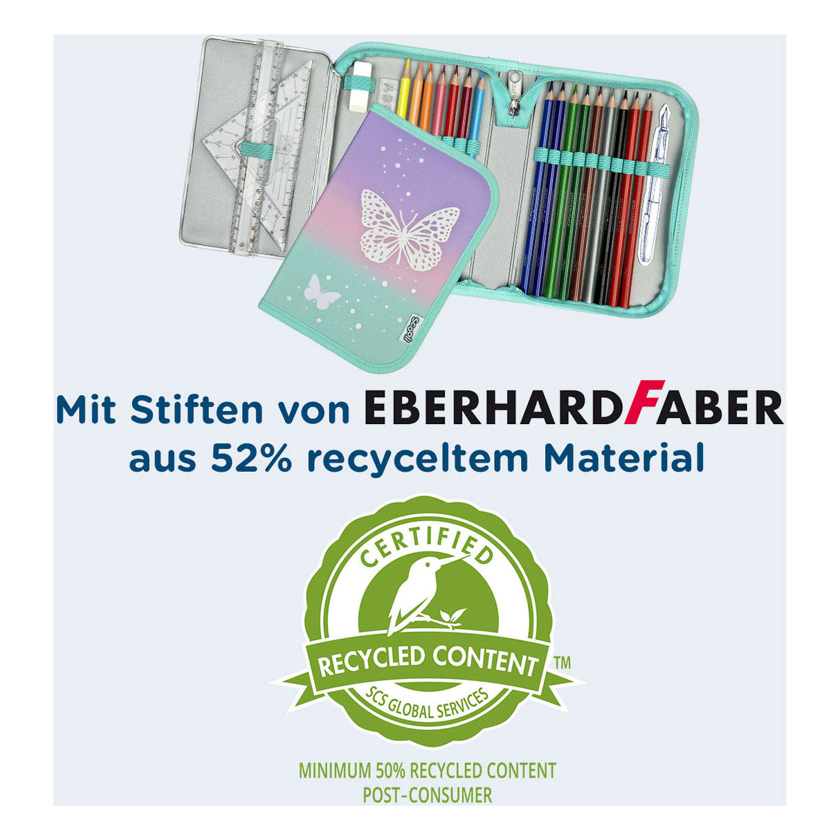 Undercover filled pencil case butterfly