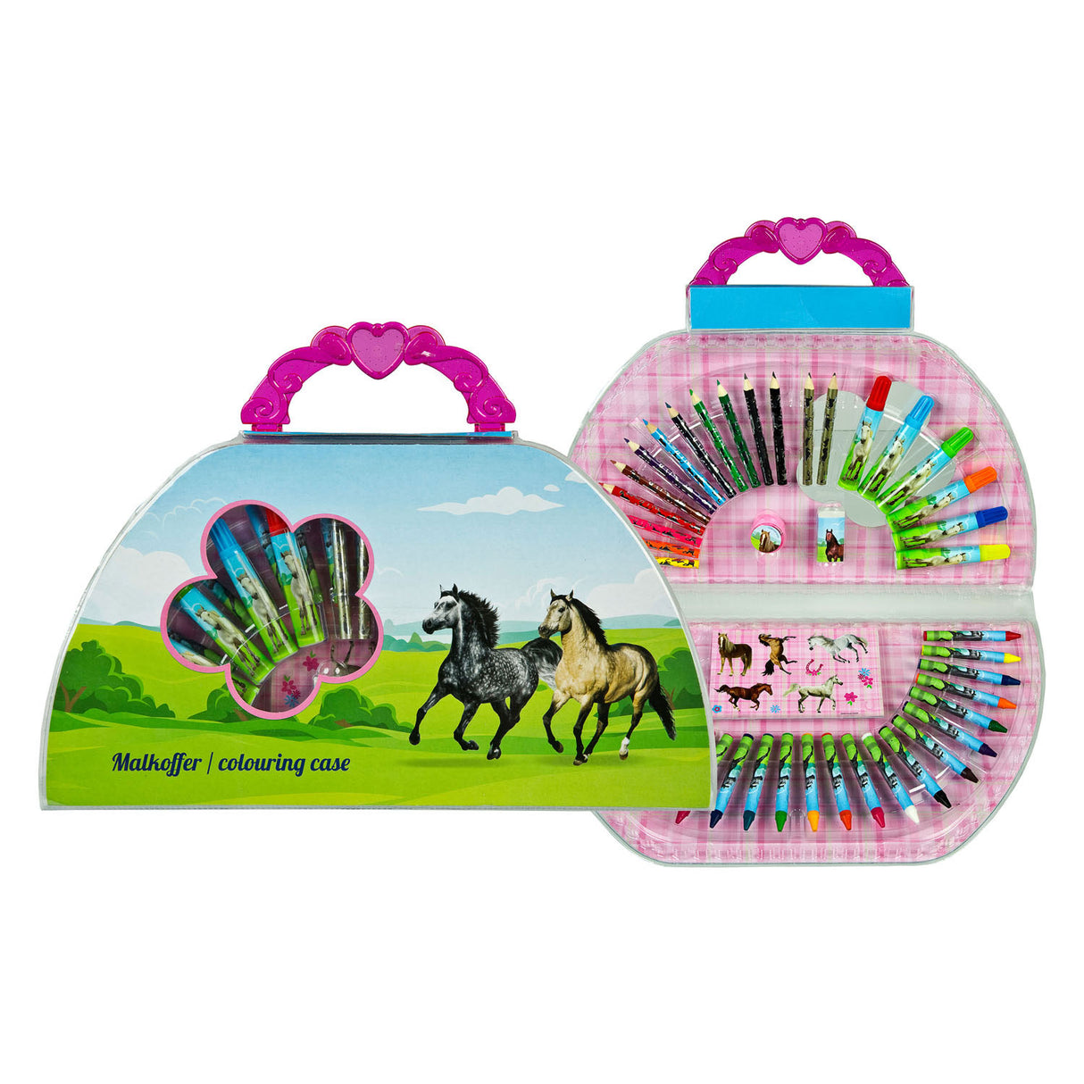 Undercover colour case horses, 51 pcs.