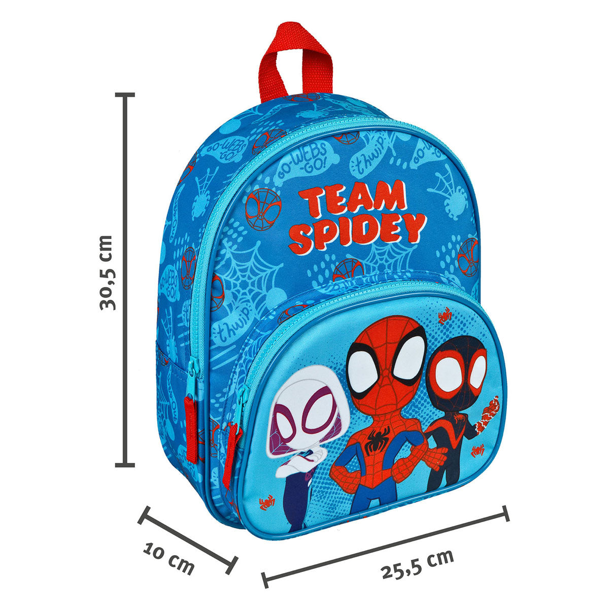 Mochila encubierta con bolsillo delantero de Spidey
