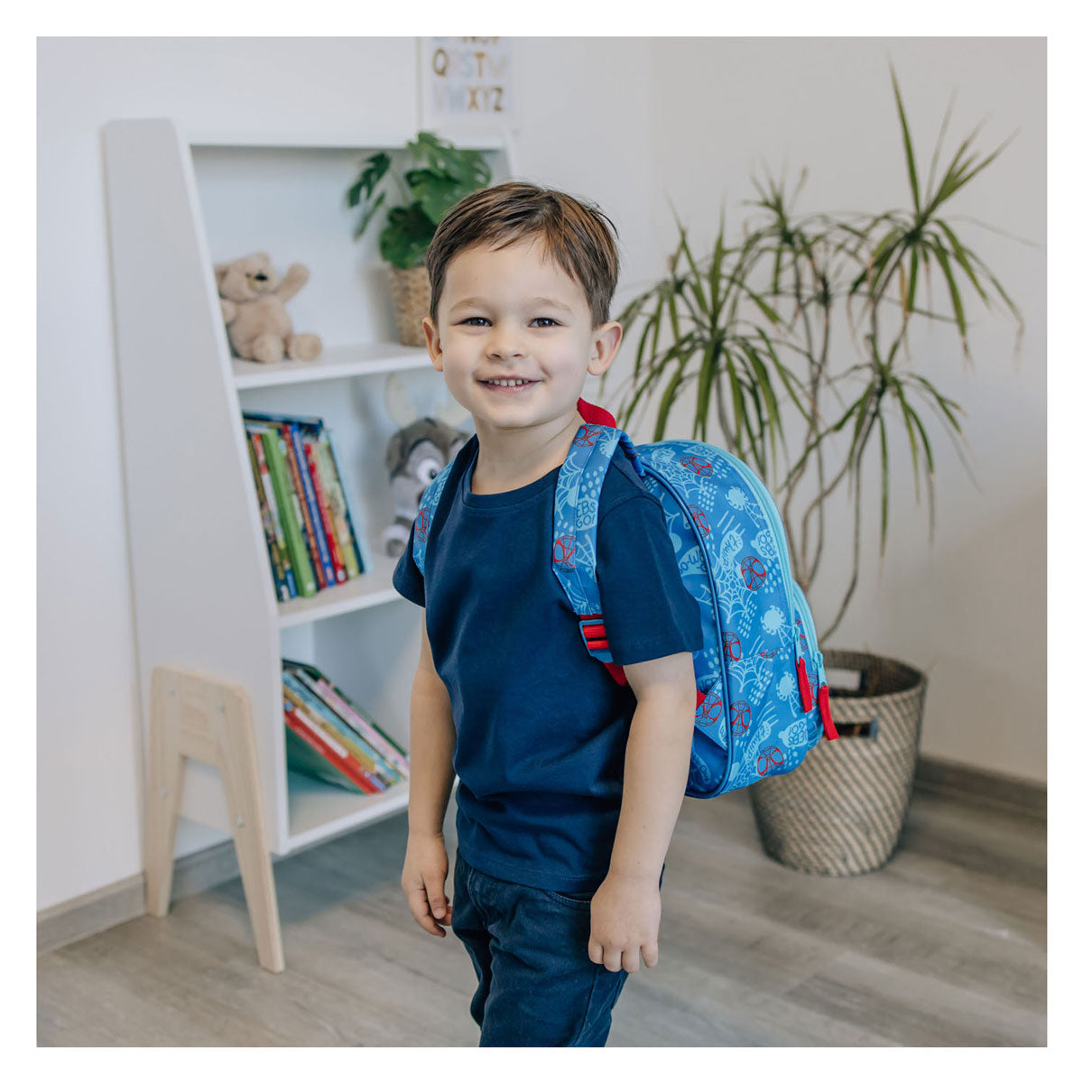 Mochila encubierta con bolsillo delantero de Spidey