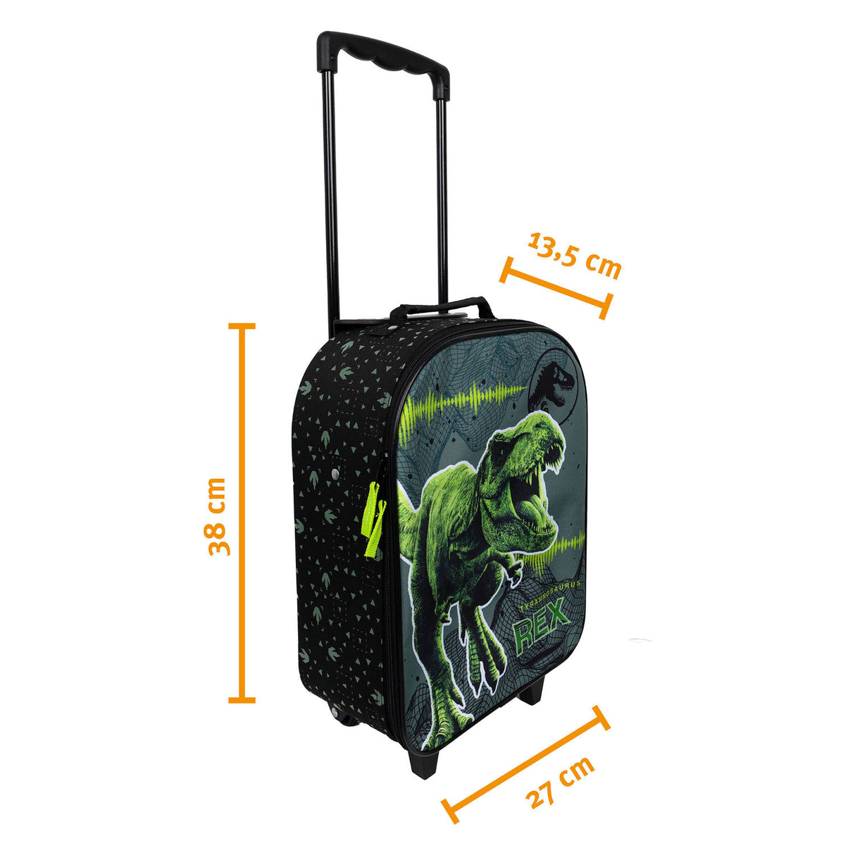 Undercover travel suitcase trolley jurassic world