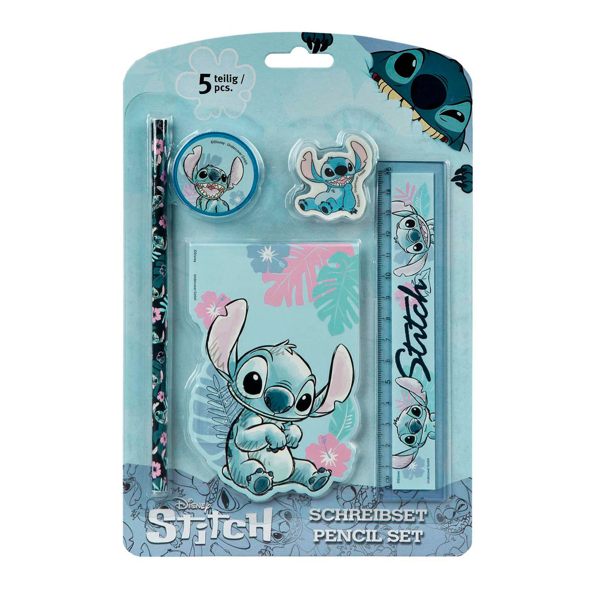 Undercover stitch writing set, 5 pcs.