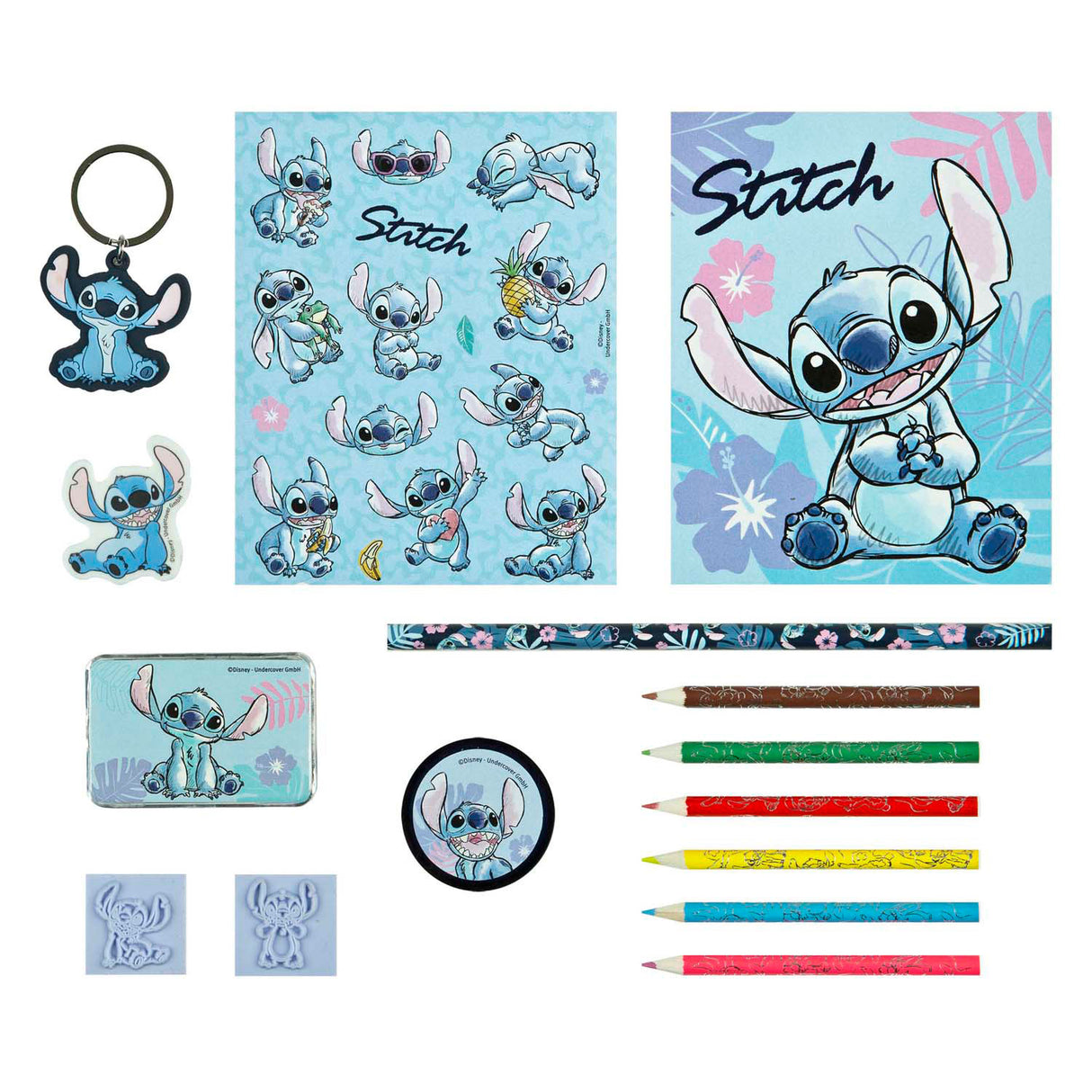 Undercover stitch mega creatief set in 3d-etui, 16dlg.