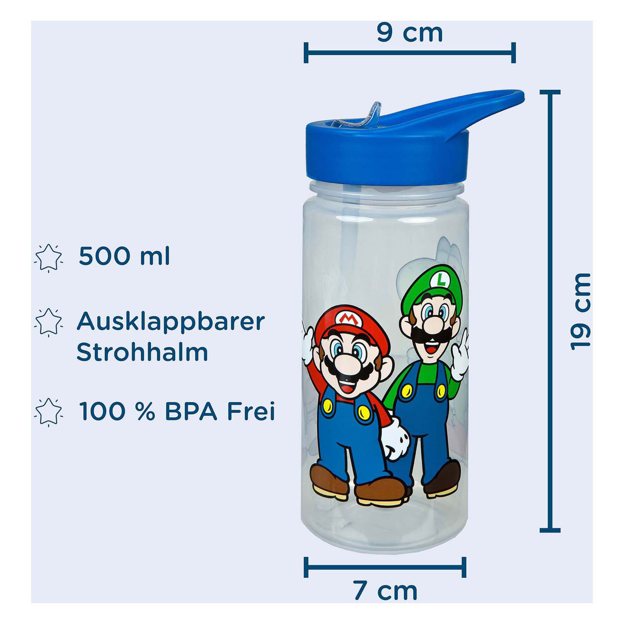 Undercover aero dricksflaska super mario, 500ml