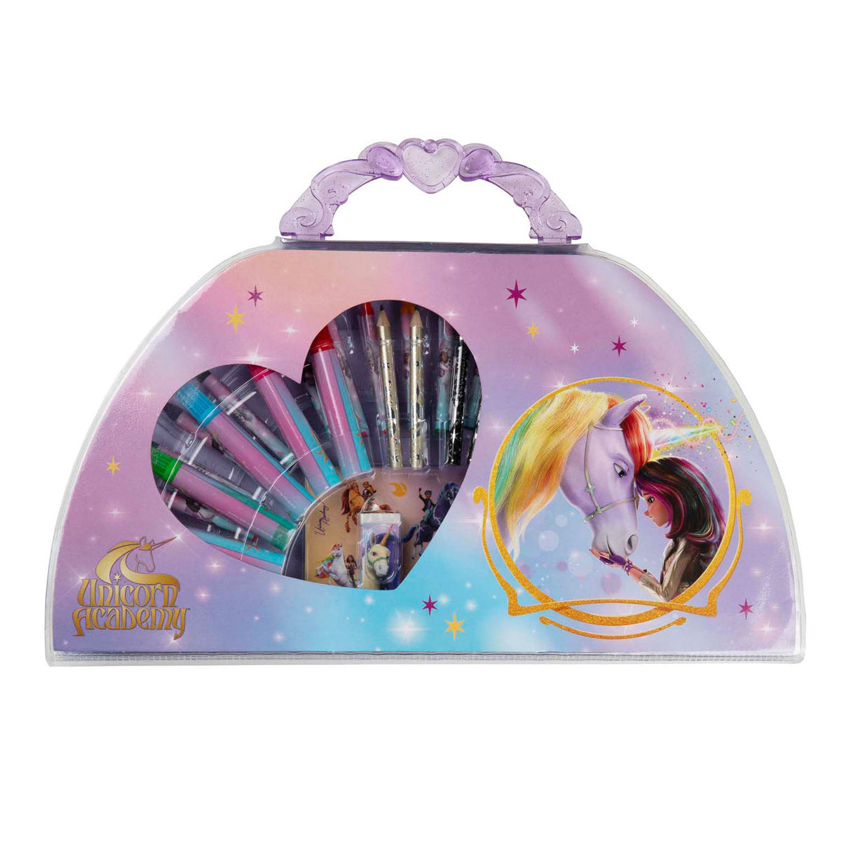 Undercover unicorn academy coloring case, 51 pcs