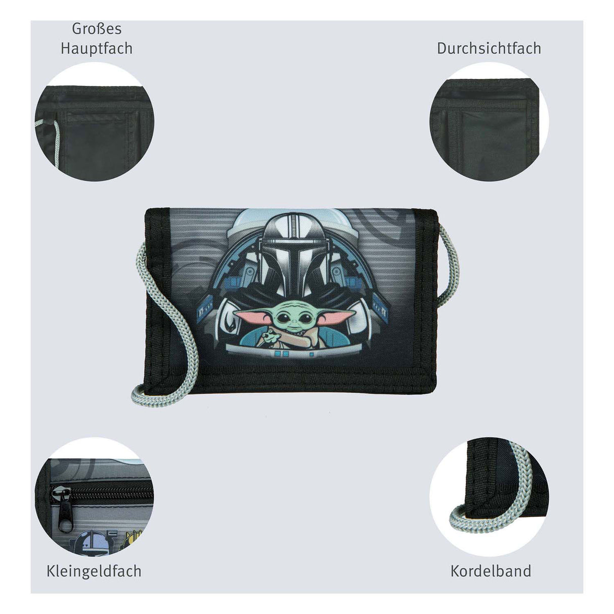 Undercover wallet star wars the mandalorian