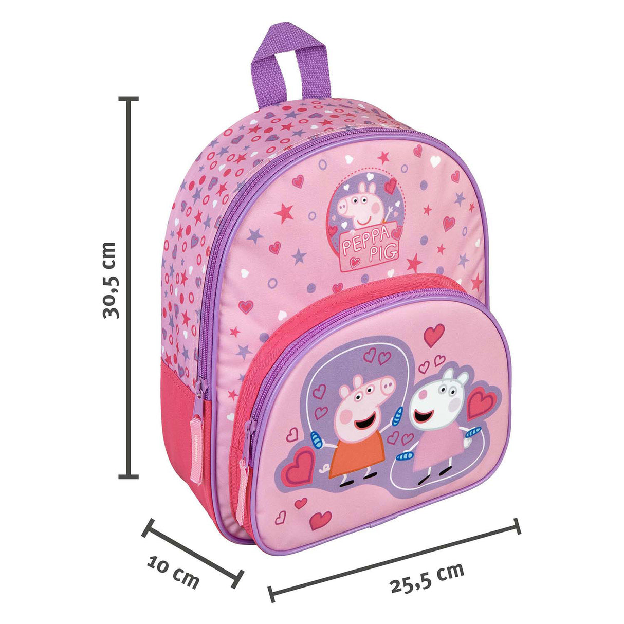 Mochila encubierta con bolsillo delantero de Peppa Pig