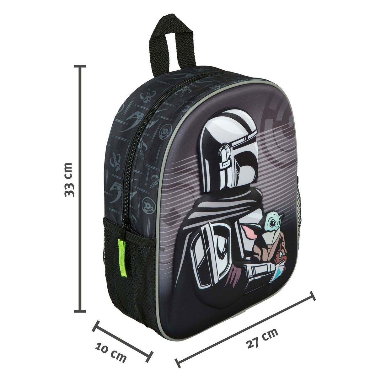 Undercover backpack star wars the mandalorian and grogu 3d