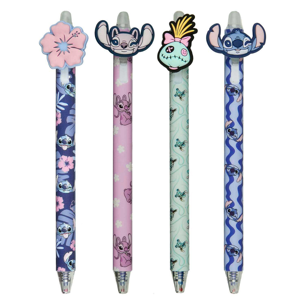 Undercover uitwisbare gelpen met lilo stitch-topper