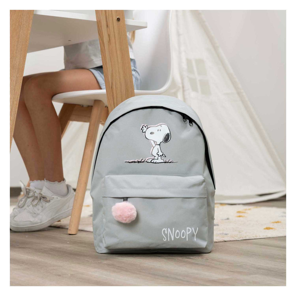 Undercover backpack gray - Snoopy