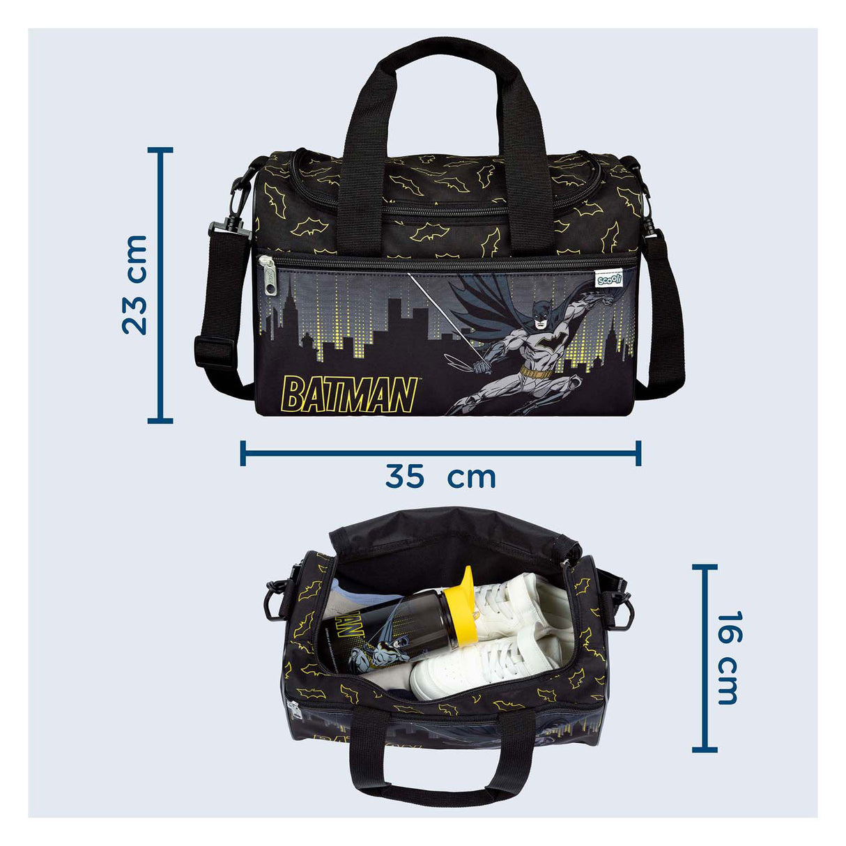 Undercover sports bag batman