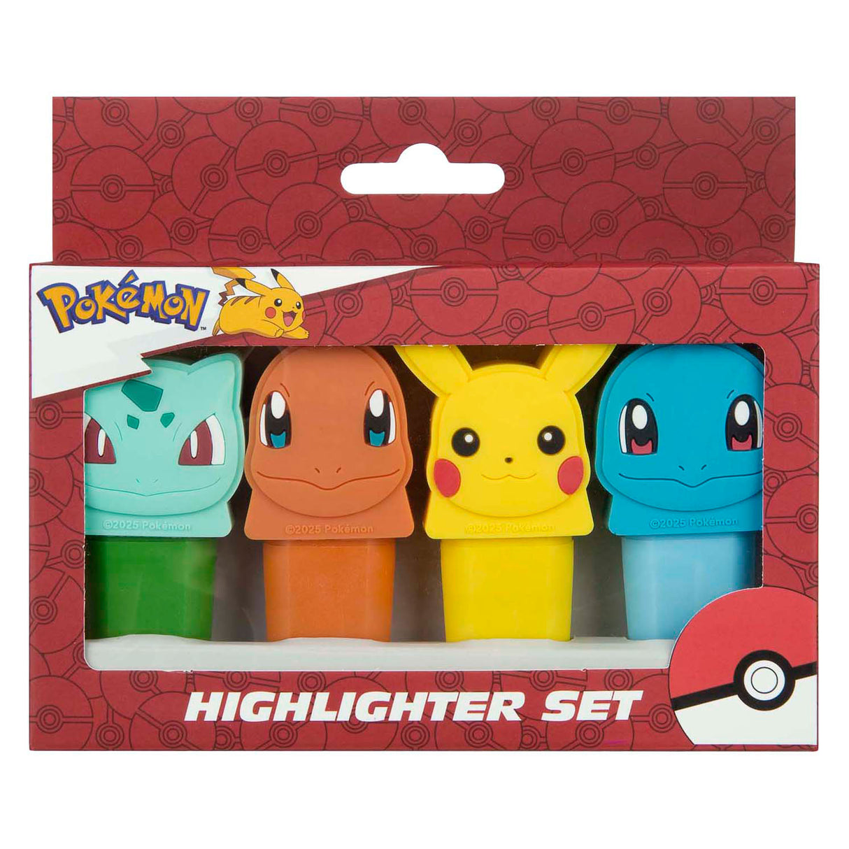 Undercover mini highlighters pokemon - 4 pcs.