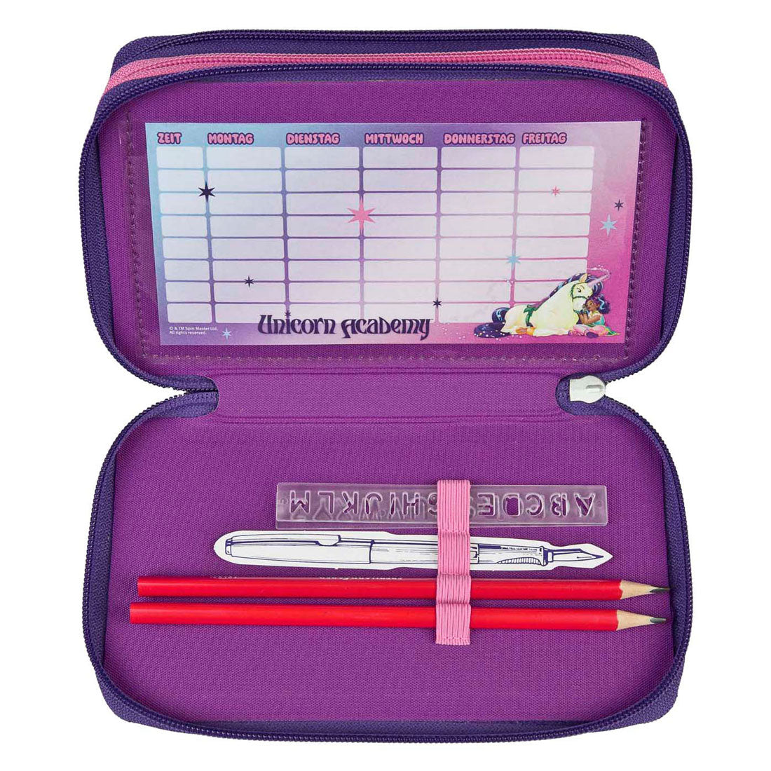 Undercover fyldt penalhus unicorn academy