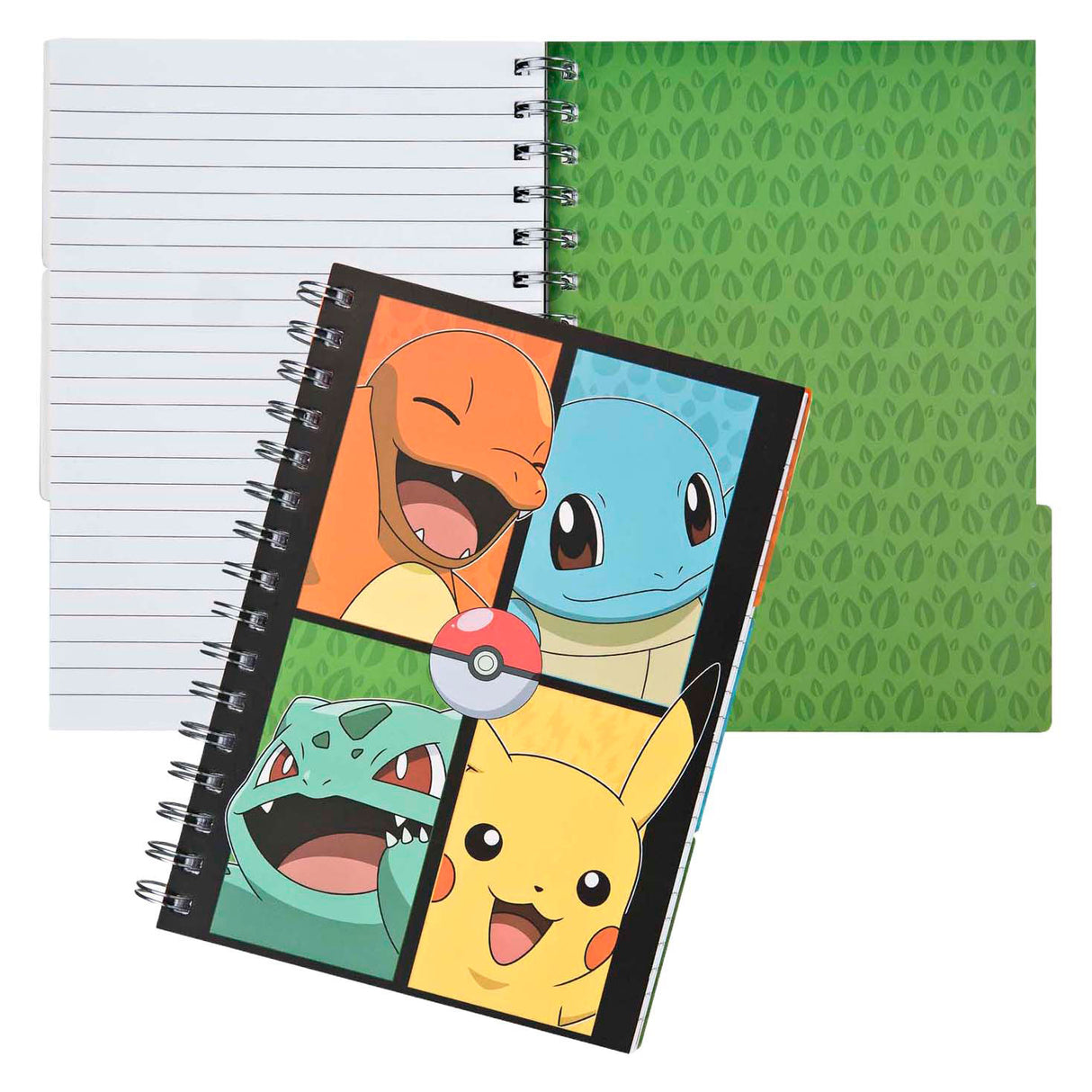 Undercover notesbog med 3 tabs pokemon