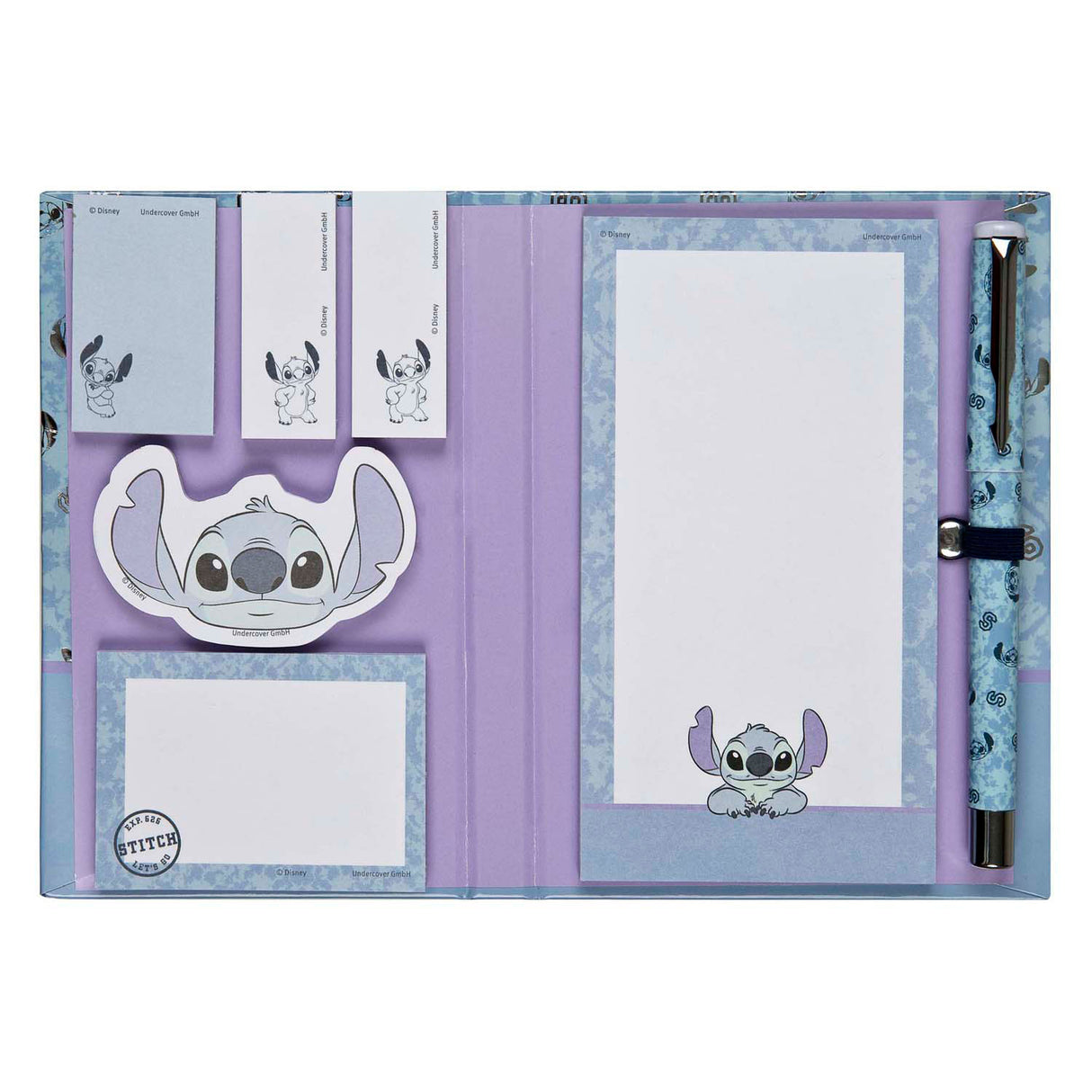 Undercover notitieblok met pen stitch