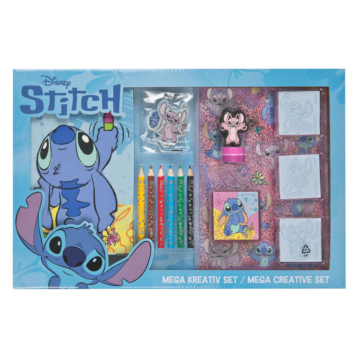 Undercover mega kleur- en stempelset stitch - 15dlg.