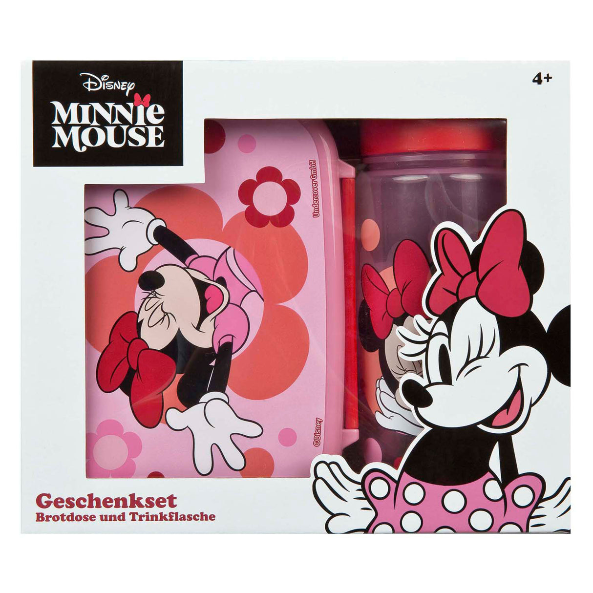 Undercover madkurv og drikkekopsæt Minnie Mouse