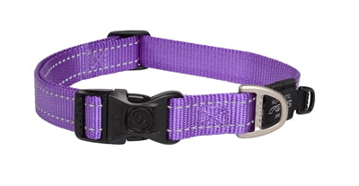 Rogz for dogs fanbelt collar purple