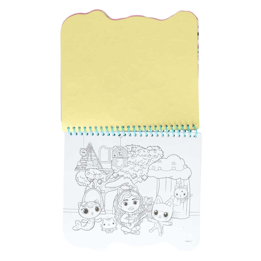 Gabby's Dollhouse Coloring Block with Markers and Stencils