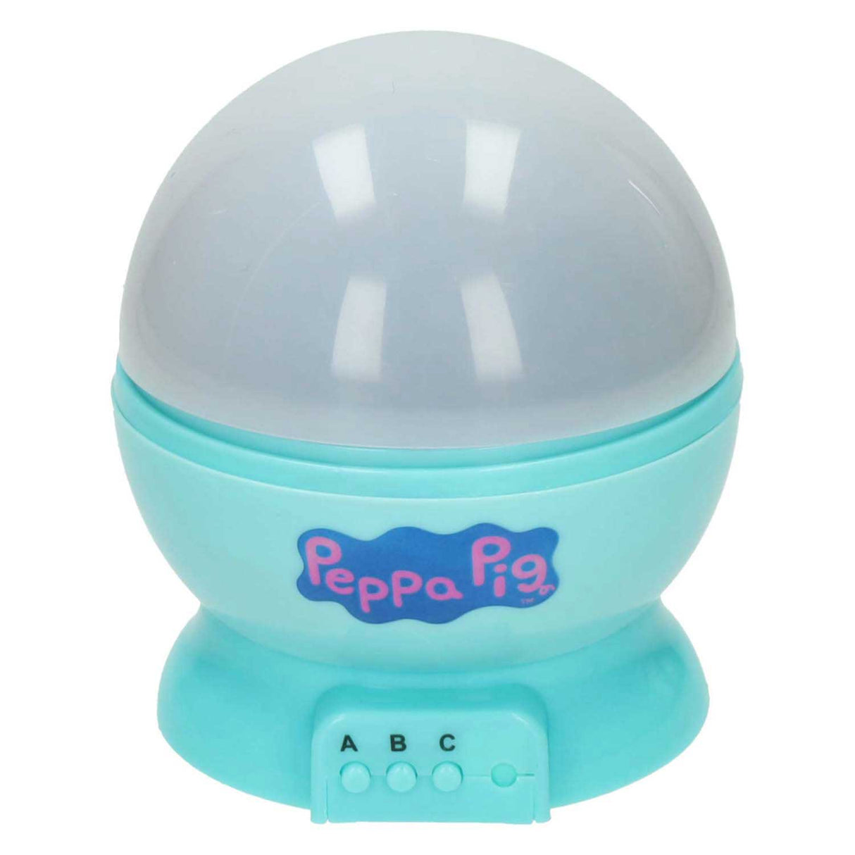 Lampada LED Peppa Pig con cupola glitterata