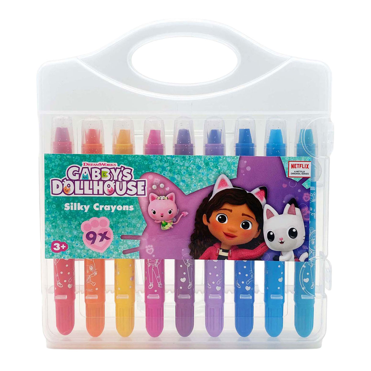 Gabby's Dollhouse Silky Gel Crayons