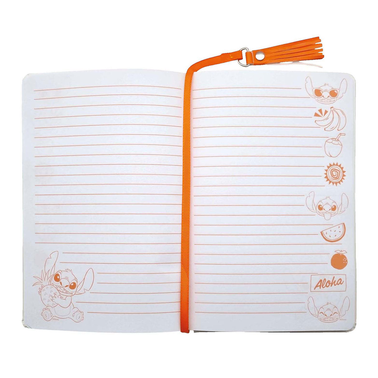 Stitch muistikirjan glitter