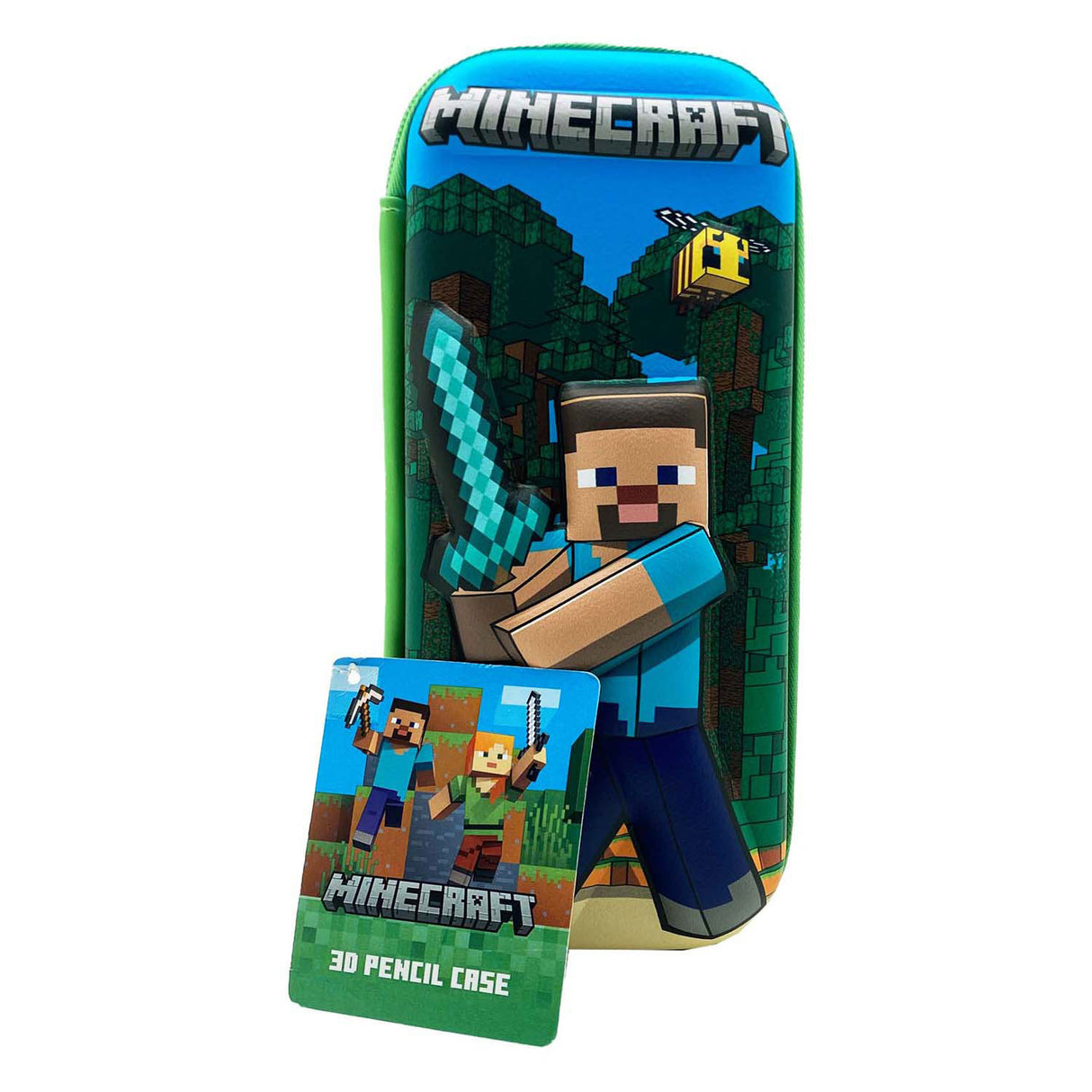 Minecraft 3D pencil case