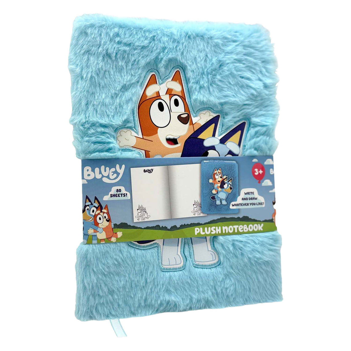 Bluey pluche notitieboek
