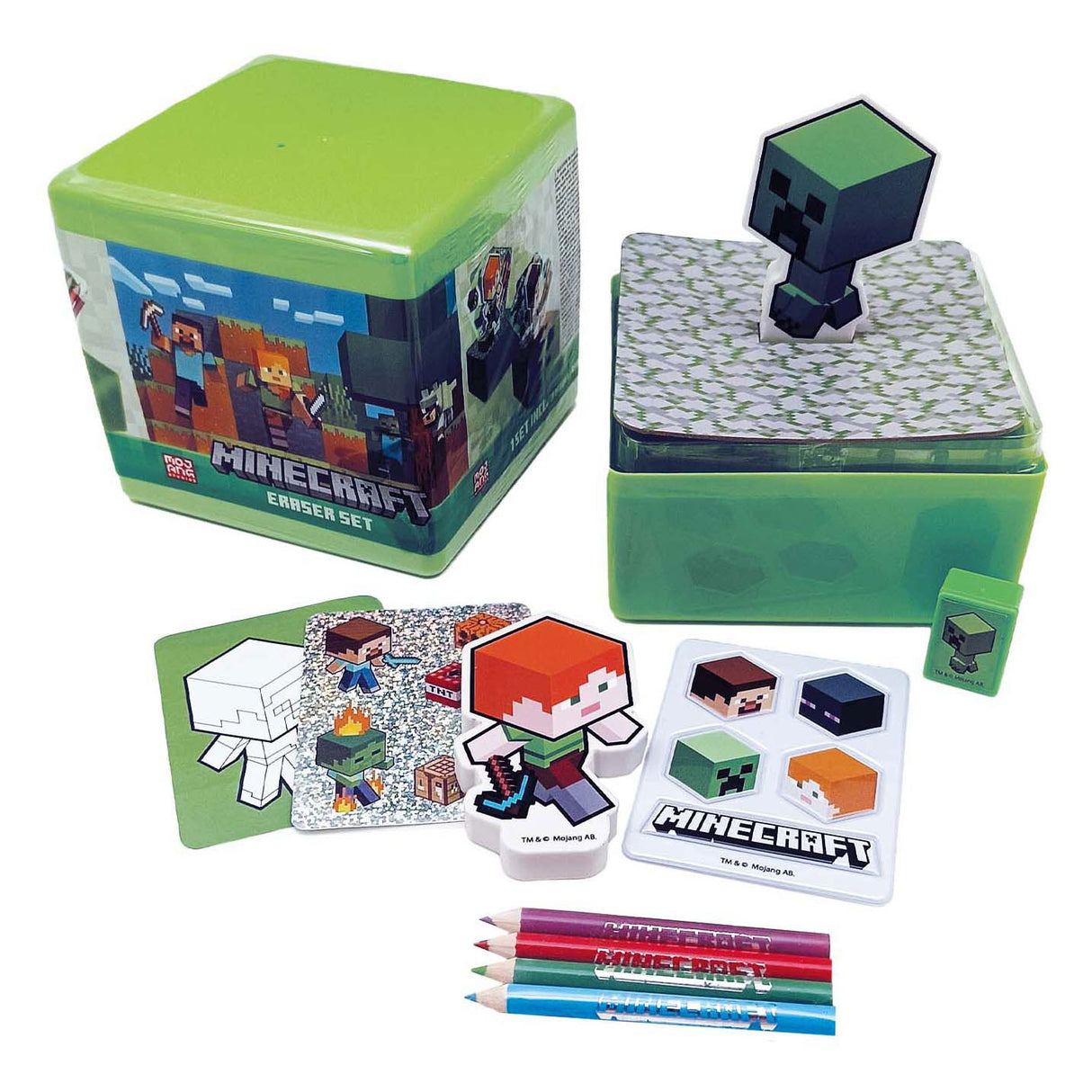Merkloos sans marque minecraft gumset