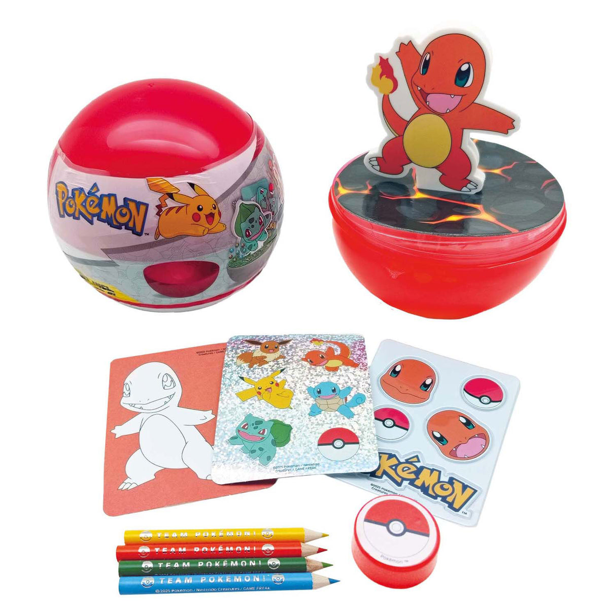 Speelgoedland pokemon eraser fun charmander set
