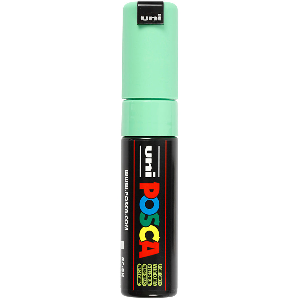 Uni-posca posca marker, size pc-8k, line width 8 mm, wide, light green, 1 piece