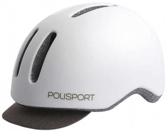 Polisport-Helmpendler Matt White Grey L 58-61 cm