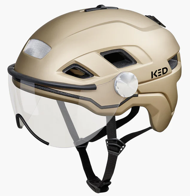 Ked Bicycle Helmet B-Vis X-Lite M (52-58cm) Gold Metallic Matte