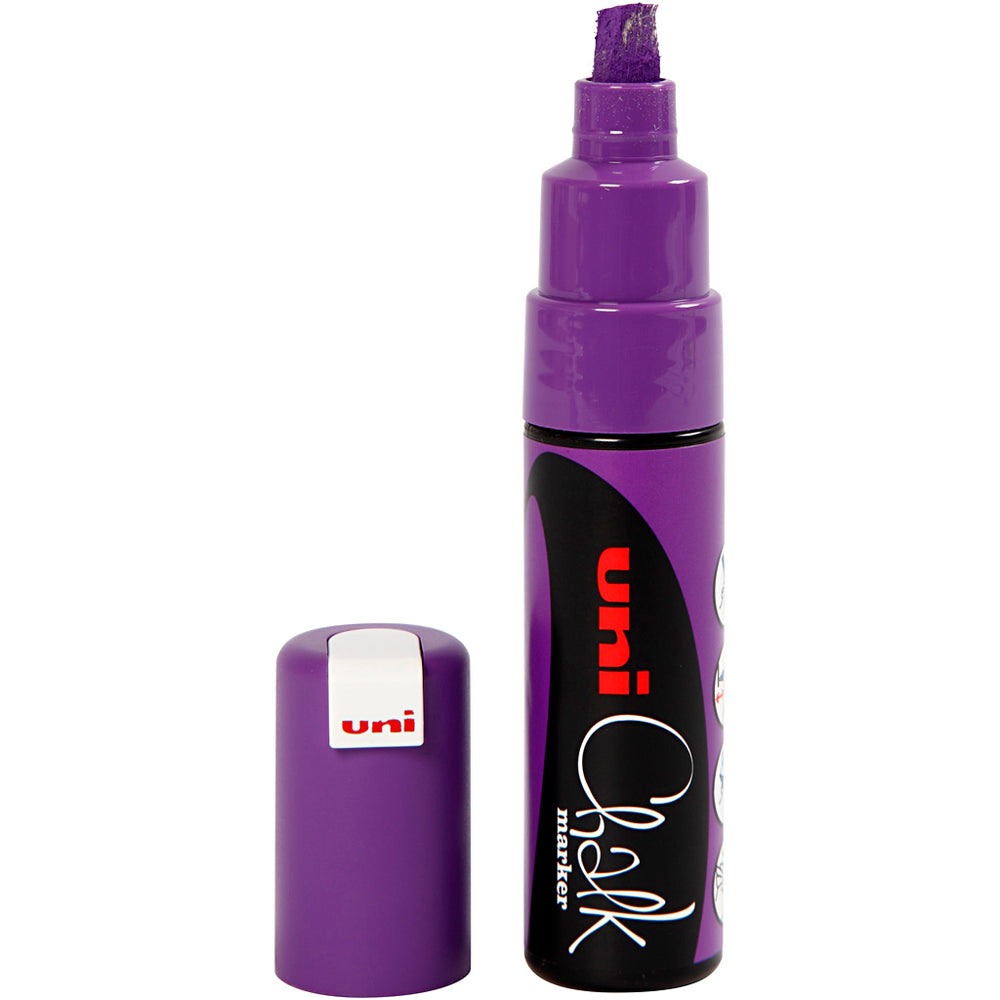 Uni-posca chalk marker, lijndikte 8 mm, paars, 1 stuk