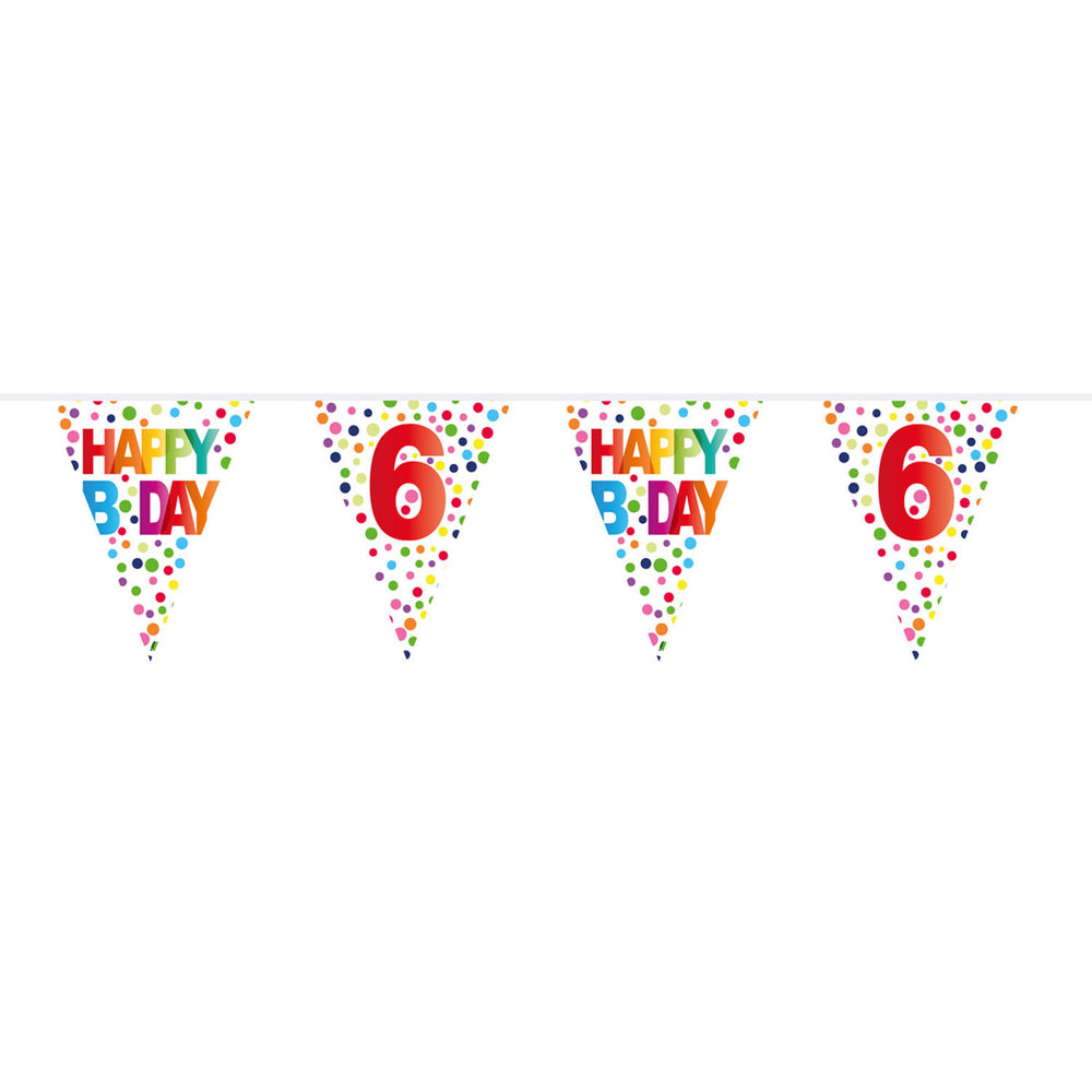 Flagline Confetti 6 años, 10mtr.