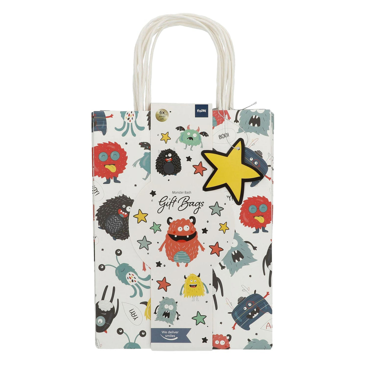 FOLAT BV Hand -out Sacs Monster Bash, 6st.