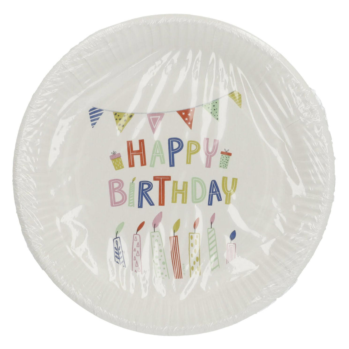 Placas de papel Eco Party 8st.