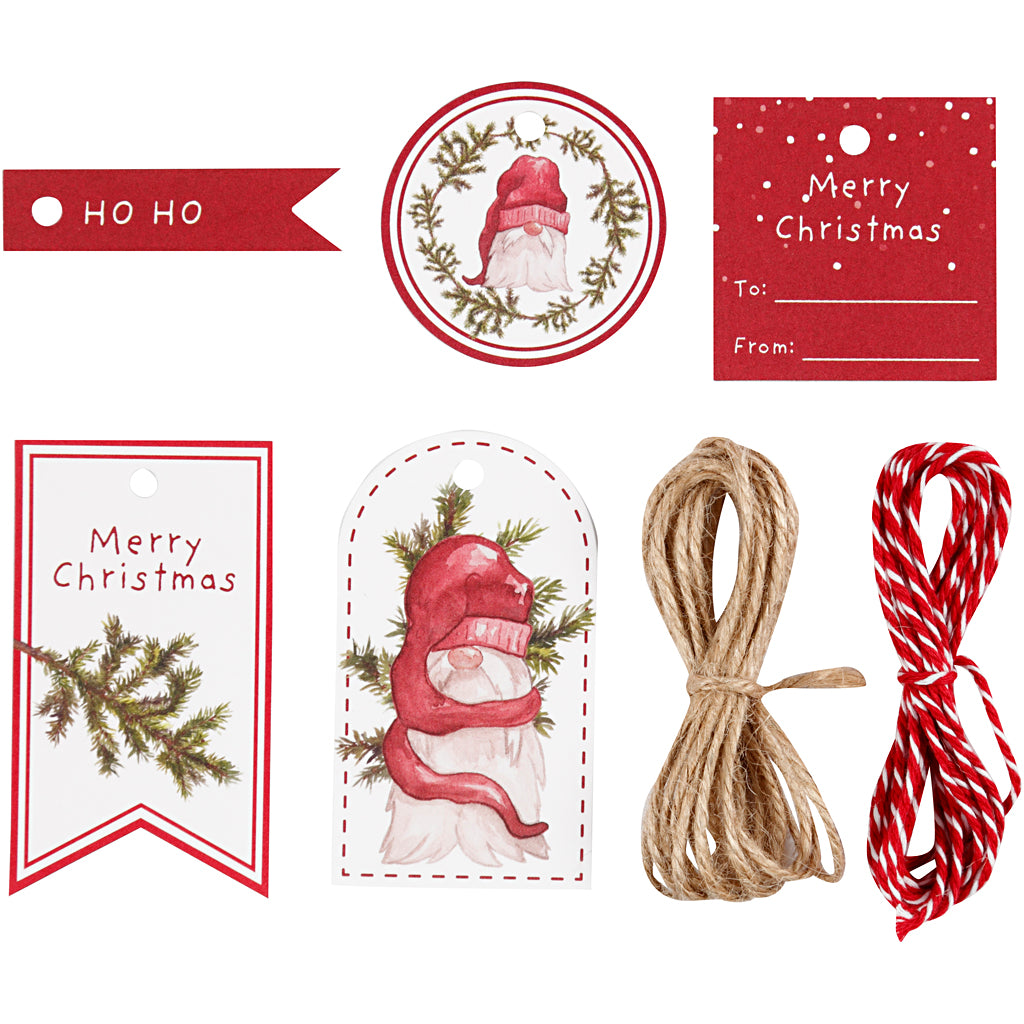Creativ company gift tags set, 250 gr, 1 set