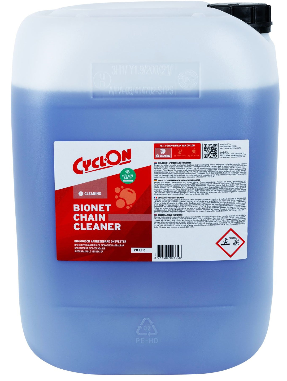 Cycl Degreaser Bionet Can 20l